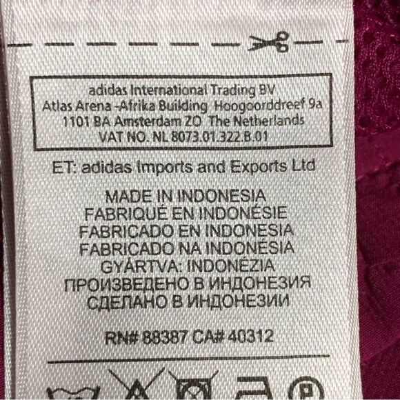 Adidas Women's Pink Jacket Full zip Pockets. - Picture 9 of 15